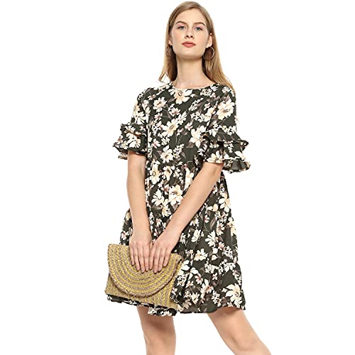 Image of PINACOLADA Campus Sutra Women's Polyester A-Line Knee-Length Dress