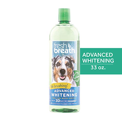 TROPICLEAN Fresh Breath Aditivo De Cuidado Bucal Blanqueador Avanzado para El Agua para Perros - 1 L 1000 g