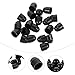 Hohopeti 20Pcs Hexagon Bolt Nut Caps Protective Covers for Screws Rustproof Dome Cap for Automotive Furniture Industrial Use