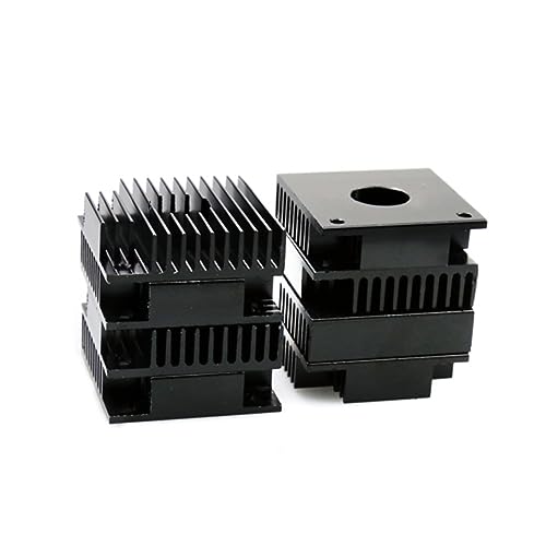 40x40x11mm Mk7 Mk8 Heat Sink Aluminum Alloy Black 3pcs