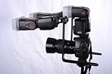  Doble ajustable soporte metálico en forma de L + soporte para Canon Nikon Pentax