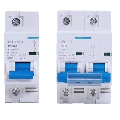 Disyuntor CC 2P 150A interruptor automático magnetotérmico miniatura 12V 24V 48V 125V
