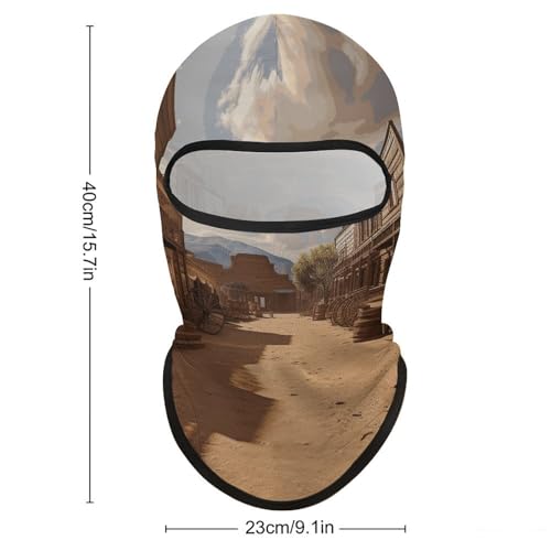 Balaclava para hombre, máscara para esquí y ciclismo, protector facial multifuncional para invierno miniatura 2