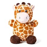 Squeaky Dog Toys for Small Dogs – Plush Giraffe Puppy Toy with Crinkle Paper & Double Squeakers, Durable Chew Toy for Puppies and Small Breeds