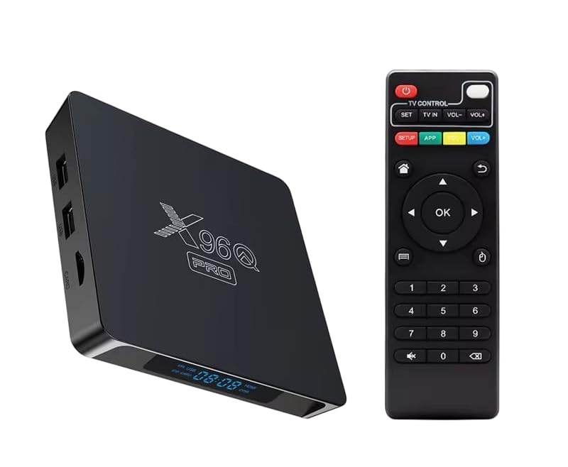 Caja Android TV X96Q Pro 4K 2GB RAM 16GB ROM | Android 11 Smart TV Box | Allwinner H313 Quad-Core Cortex-A53 | WiFi 2.4G | HDMI 2.0 | Media Player 4K UHD
