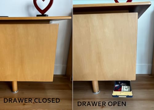 SAFEUnder Desk Drawer Safe Diversion. Perfeito esconderijo para dinheiro, carteira de motorista, car