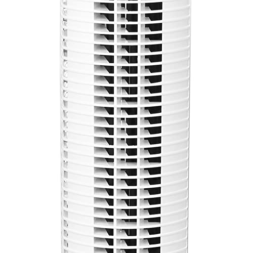 Emerio Turmventilator mit Timer 3 Geschwindigkeitsstufen nachhaltige 35 Watt Leistung zuschaltbare Schwenkfunktion Oszillation zeitloses Design 78cm Höhe TFN-123006 Weiß