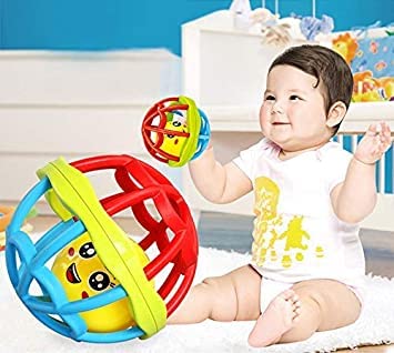 BASICS 21 Colorful Baby Ball Rattle Set Toy for Babies, New-Born, Toddlers, Infants (1+ yr) (Multicolor)