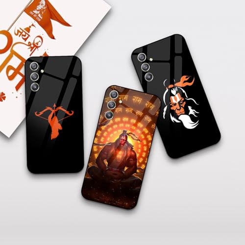 Image of COLORflow Back Cover Compatible with Samsung Galaxy A34 5G | Hanuman Ji, Bajrangbali, God Customized | Shockproof TPU Bumper with Camera Protection Back Cover Compatible with Samsung Galaxy A34 5G