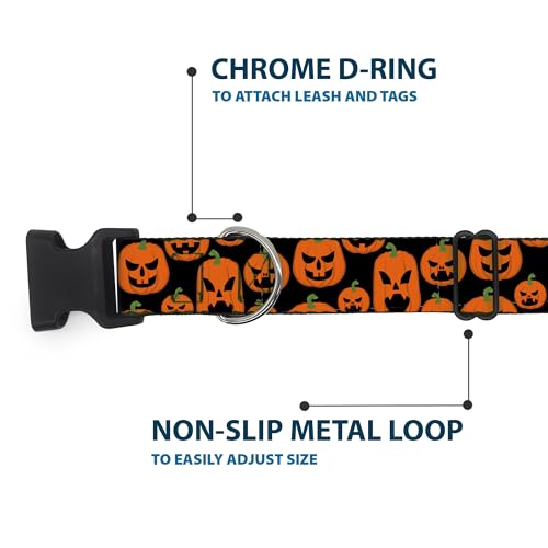Collier pour chien Buckle-Down Jack O Lantern orange 41-58cm - 6