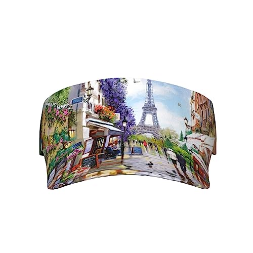 Visière Anti-Transpiration Paris Tour Eiffel pour Sport et Plage
