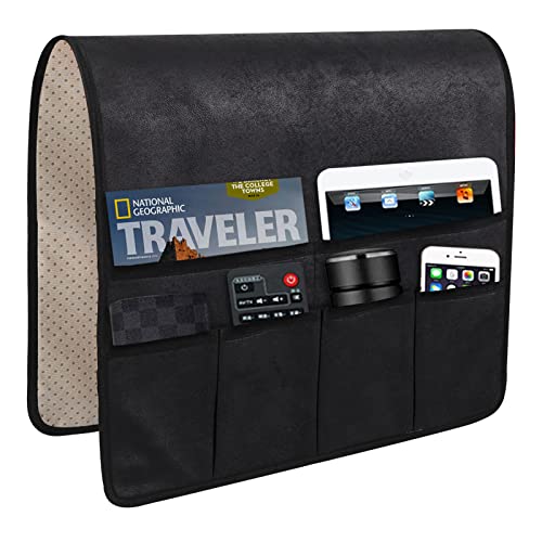 HAOMAIJIA Anti Slip Sofa Armrest Organizer Arm Chair Bedside Caddy