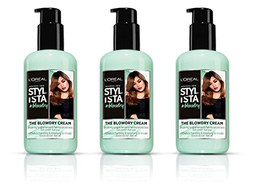 L'Oréal Paris Stylista Crème de Brushing soin lissant cheveux rebelles pack x3