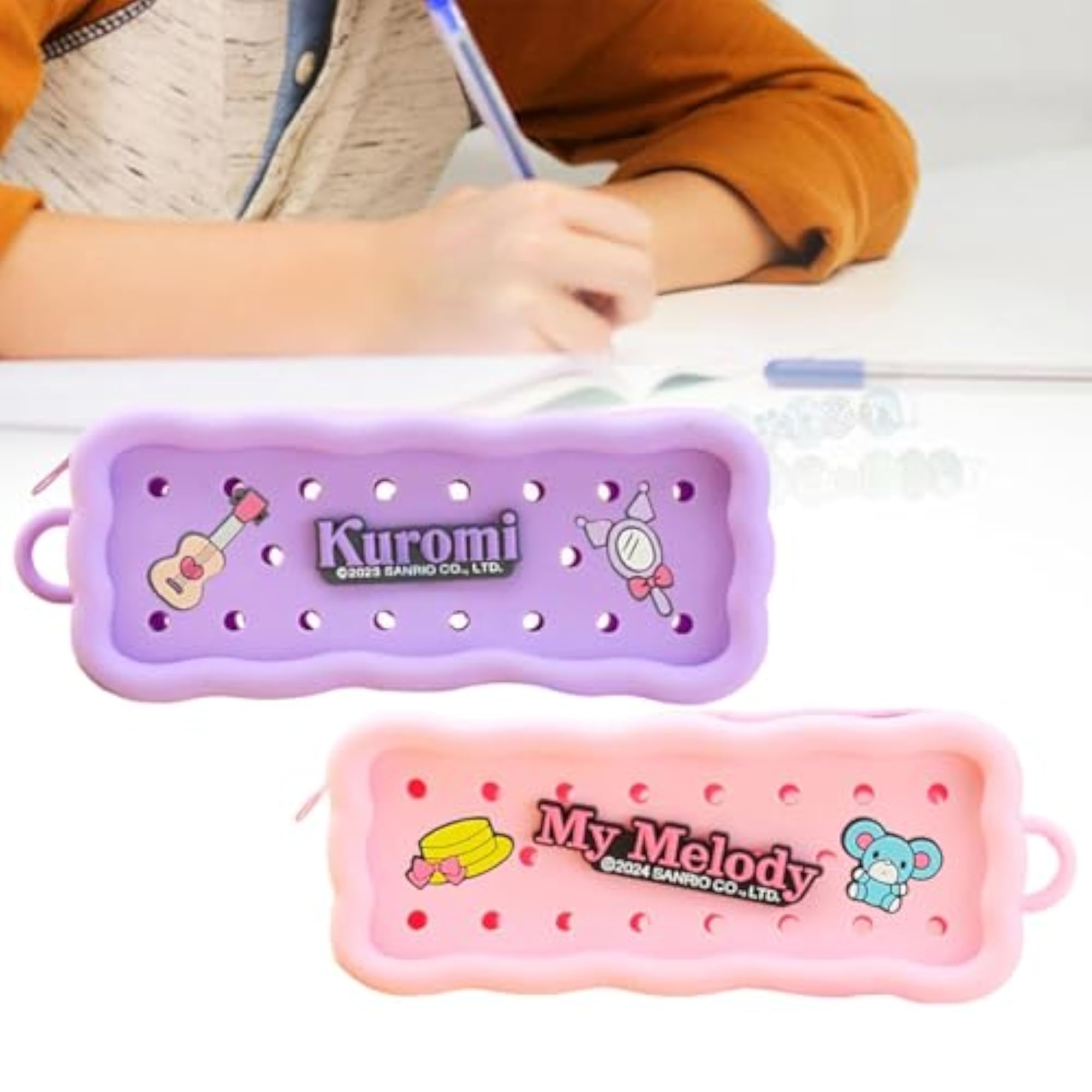 Stylish Soft Purse Cosmetic Bag for Kids, Pencil Case