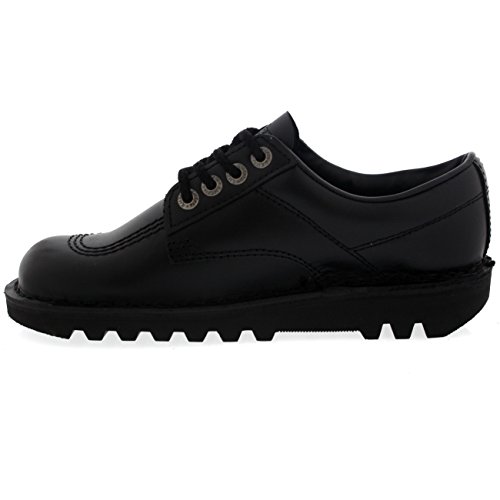 Unisex Kids Junior Kickers Kick Lo Leather Back To School Boot Shoes - Black - 1 #TOP2