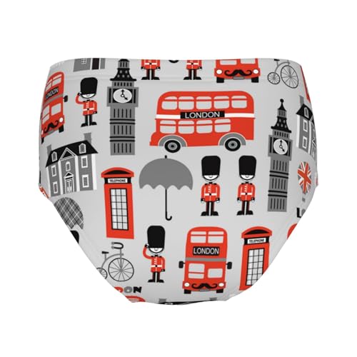 London Street Doodles Elements Girls' Underwear Soft Cotton Little Girls Panties Comfort Briefs2