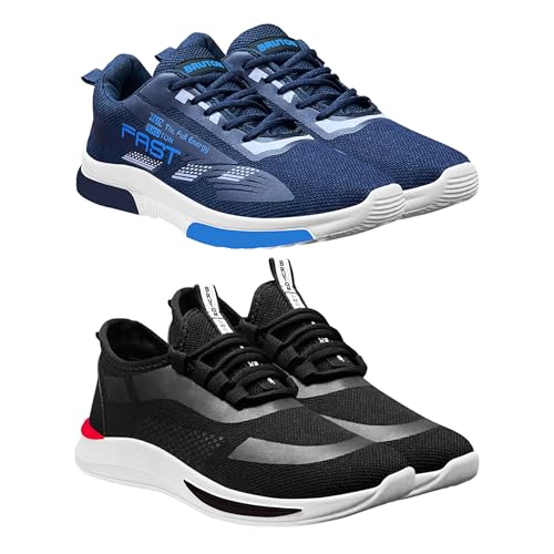 Image of BRUTON Combo Pack of 2 Sneakers Casual Shoes