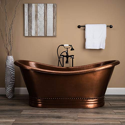 Vintage Tub & Bath Melody 58 Inch Copper Freestanding...