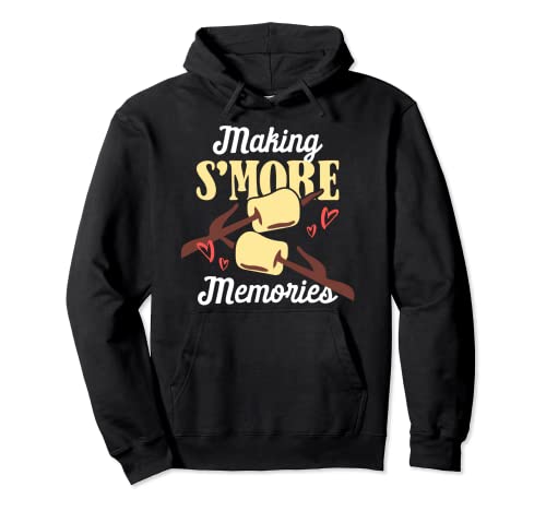 S'mores Tee Funny Family - Camisa de camping con recuerdos Sudadera con Capucha