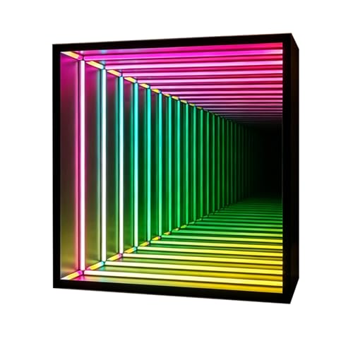 Éclairage sensoriel infini par lampe tunnel avec 358 LED RVB dynamiques et USB