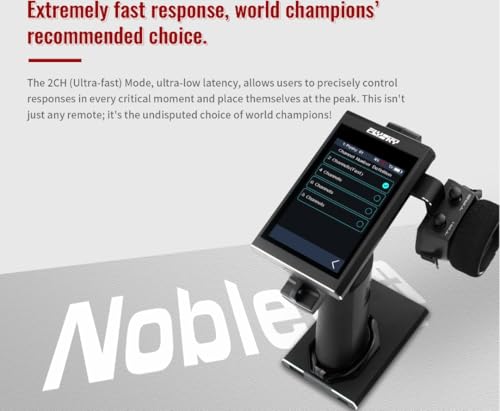 Flysky Noble NB4+ Radio Transmitter 3.5 Inch IPS Touch Screen 2.4G 8CH with FS-FGr4 V2 Receiver for RC Car Boat