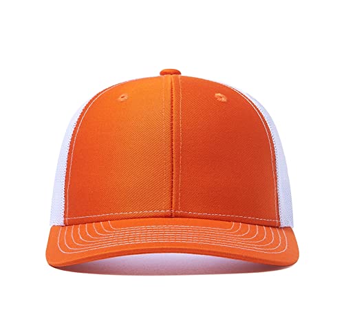 Image of Quanhaigou Trucker Hat - Mesh Snap Back - Unisex Adjustable Baseball Cap - Outdoor Hats for Men Women