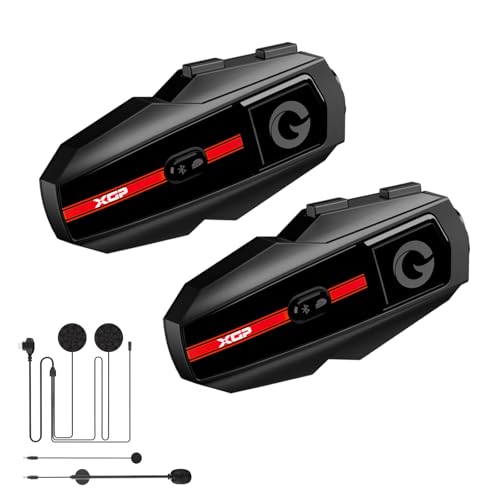 XGP Motorcycle Helmet Bluetooth Headset Intercom...