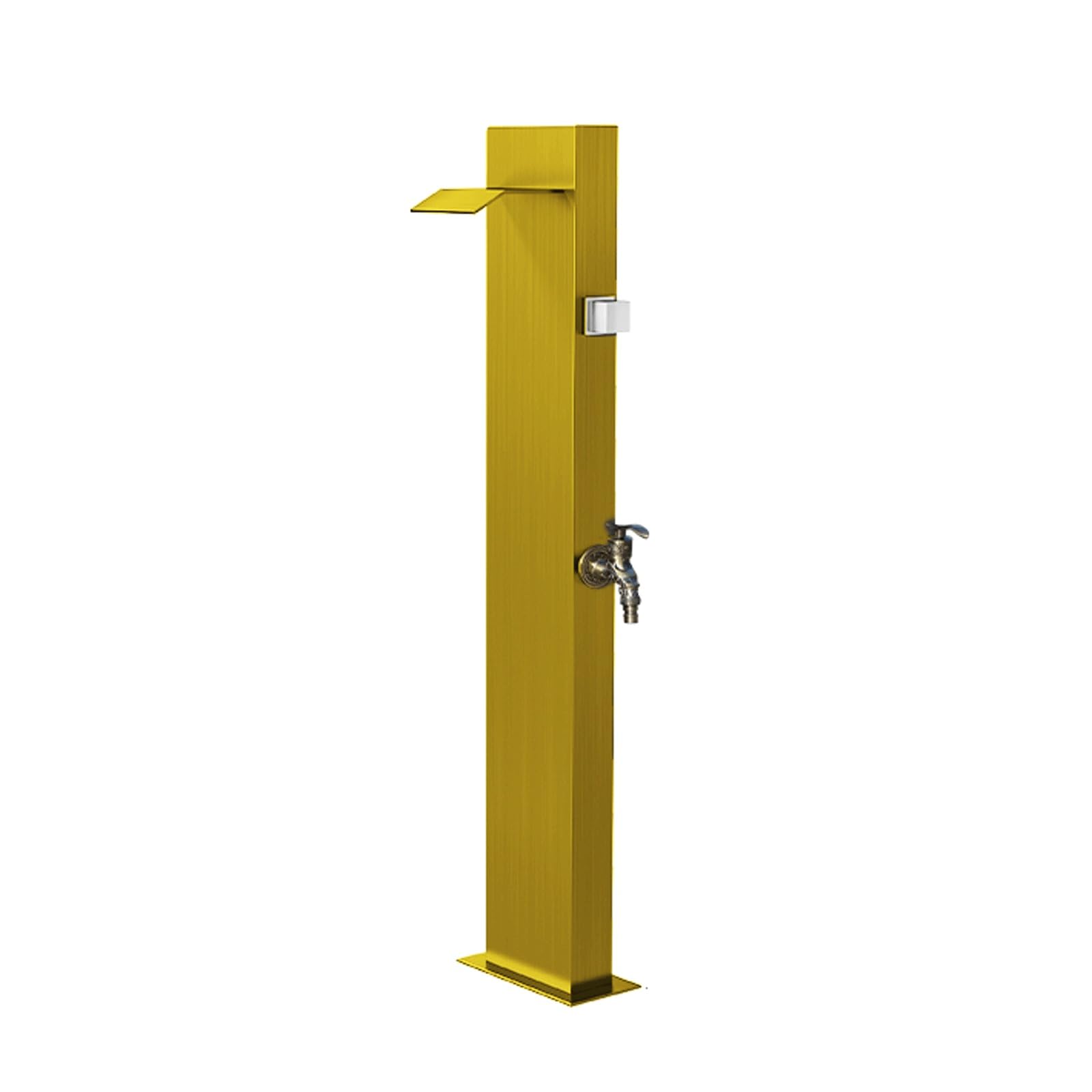 XDLEDMKIZ Vertical Garden Water Column with Antifreeze Faucet for Outdoor Decorative Fountain and Yard Hydrant