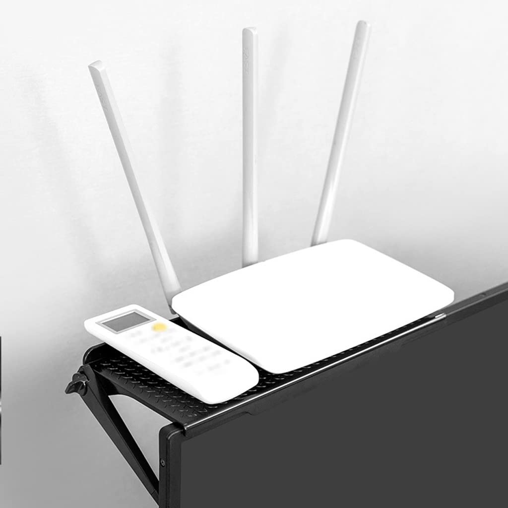 Pływająca Półka Ścienna, Półka Na Ekran, Górna Półka Na Monitor, Górny Uchwyt Na Telewizor, Półka Na Ekran Komputera, Górna Półka Na Telewizor, Półka Ścienna Na Książki, Biała, Mała