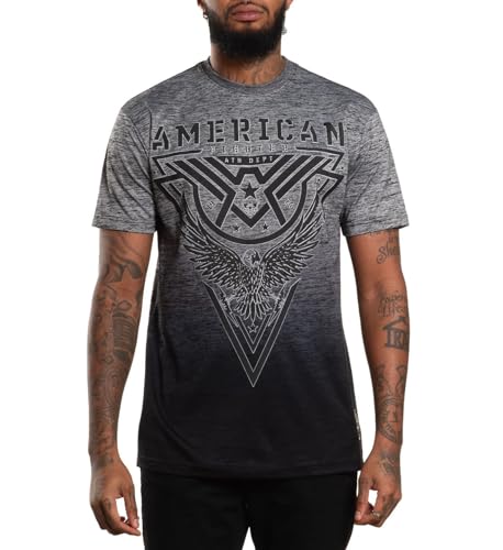 American Fighter Men's Premium T-Shirt, Short Sleeve Graphic Tee, Crew Neck