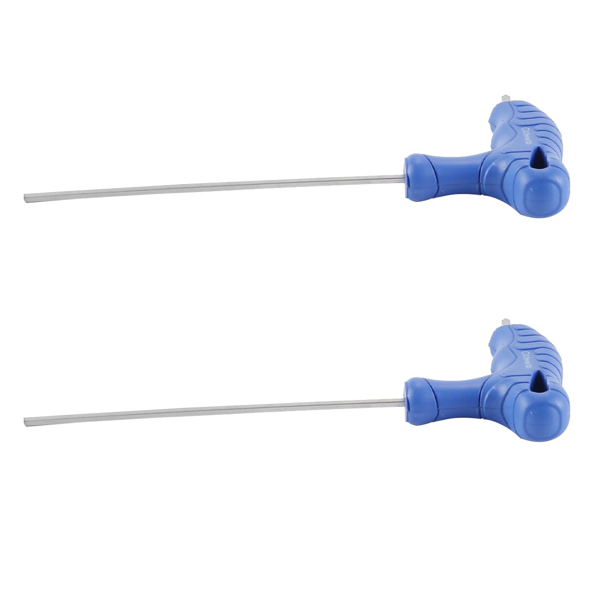 Enwye 2Pcs 2.5mm Hex Key T-Handle, T Bar Dual End Wrench Spanner Allen Key for Home Repair and Mechanical Maintenance Metric CR-V Steel - Image 3