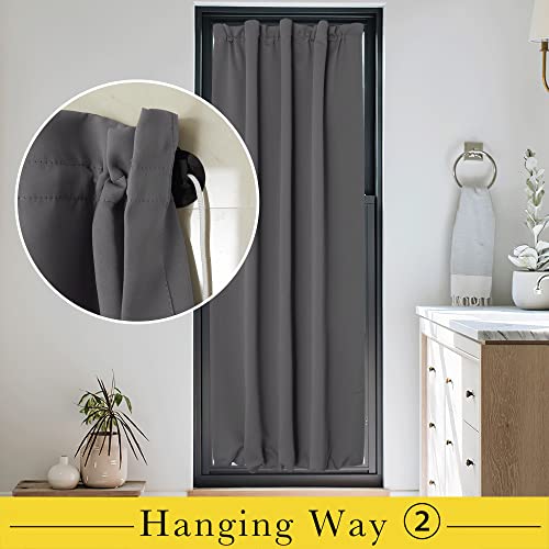 Nicetown Temporary Portable Blinds Blackout Curtain Shade Adjustable Size With Suction Cups Provide Sleepy Environment For Baby, Kid, Day Sleeper Or Travel Used, 51" Width X 78" Length, 1 Panel, Grey #TOP4