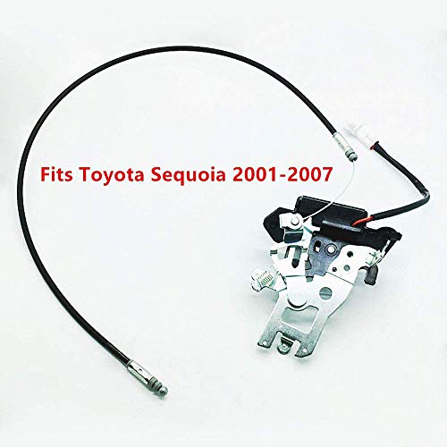 931-861 For Toyota Sequoia Lift Gate Lock Latch 69301-0C010 Power Door Lock Actuator 693010C010 Back Lock Sub-Assembly Door Lock Actuator with Cable Assembly 64680-0C010 Fits Toyota Sequoia 2001-2007