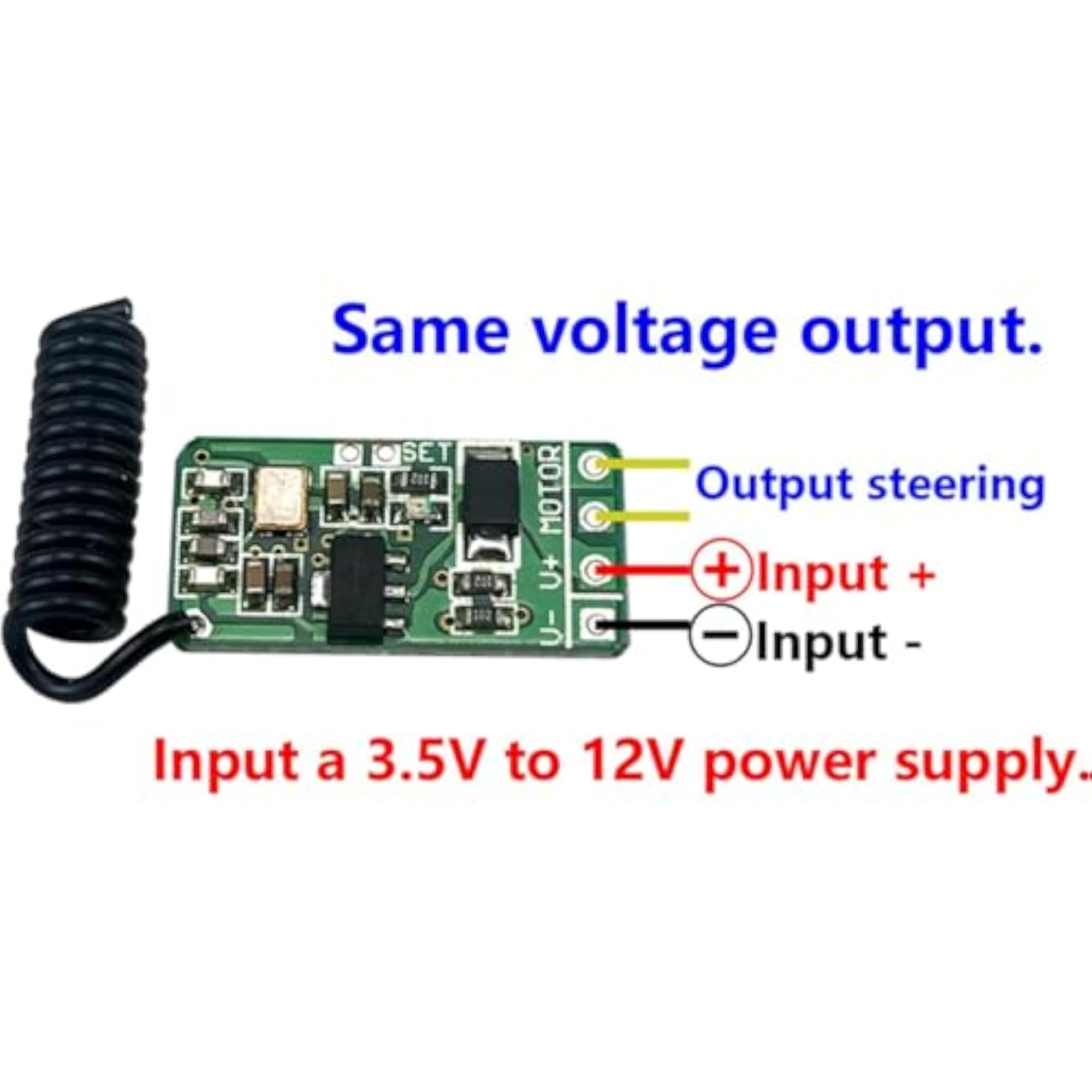 Remote Control Switch Module for Mini Motors