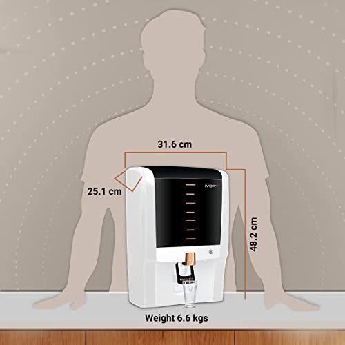 Image of Aquaguard Ivory RO+UV+UF Water Purfier|Patented Active Copper+Zinc Technology|Patented Mineral Guard Technology|Wall Mount or Counter Top Installation by Eureka Forbes White