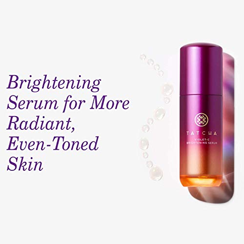 Tatcha Violet-C Brightening Serum | 20% Vitamin C + 10% Ahas | Pure Ingredients To Help Soften & Smooth For More Radiant, Even-Toned Skin | 1 Oz #TOP3