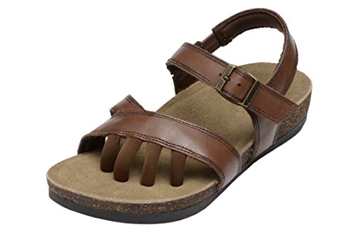 Wellrox Women's Santa Fee-Maddie Brown Casual Sandal 6
