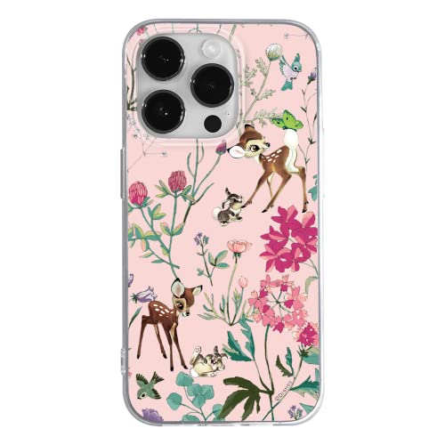 Ert Group Mobile Phone Case For Apple Iphone 14 Pro Original And Officially Licensed Disney Pattern Bambi & Friends 001 Optimally Adapted To The Shape Of The Mobile Phone, Case Made Of Tpu #TOP8