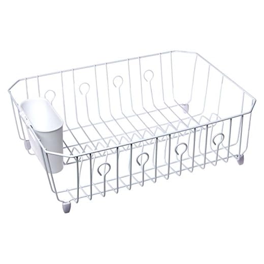 Rubbermaid Dr FBA_6032-AR-WHT 6032ARWHT Large White Dish Drainer