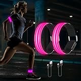 usb armband werbeartikel 【Drei Beleuchtungs Modi】Die Leuchtbänder hat drei Beleuchtungs modi: Schnelles Blinken, langsames Blinken, immer heller Modus. Nur ein Klick zum Steuern. Einfach zu bedienen.Geeignet für alle Ihre Lieblingssportarten im Freien, z.B. Radfahren, Joggen,Laufen, Camping und Walken.