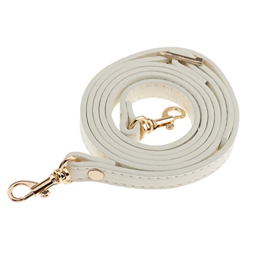 Sharplace Leder Schulterriemen für Minitaschen Damen, Verstellbarer Taschenriemen, Schulterriemen für Longchamp Tasche, Taschenriemenverlängerung für Handtaschen, Tote Bags und Umhängetaschen, Beige