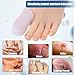 Wanmu 10Pcs Silicone Toe Protectors, Gel Big Toe Protectors for Women and Men, Toe Caps and Sleeves for Shoes, Toe Cushions for Foot Pain Relief, Toe Protection for Corns, Calluses