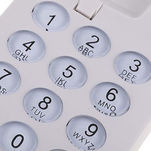 Multifunction-Mini-Corded-Desk-Phone-Office-Fixed-Business-Wired-White