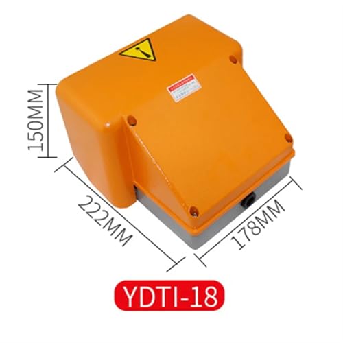 Interruptor de pedal 250V 380V 10A YDTI-18 para control de pie doble 2