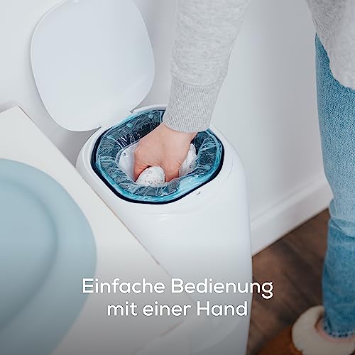 Angelcare Original Classic XL Windeleimer, 5 x weniger Folienverbrauch, Umweltfreundlicheres System mit 1 Nachfüllkassette – Ansicht 5
