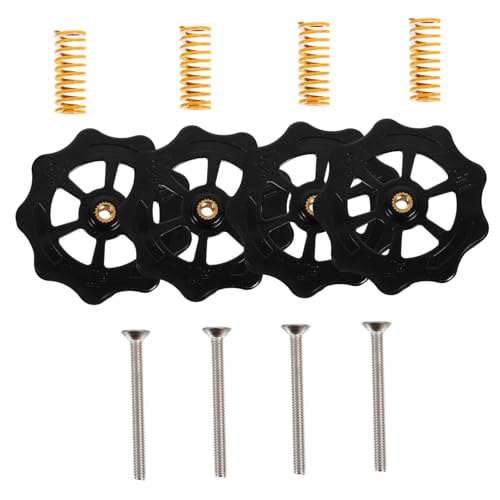 JEWEDECO 4pcs Printer Printer Leveling Spring Kit Screw Nut Set for Heated Bed Includes Screw Nut for Ender Upgrade