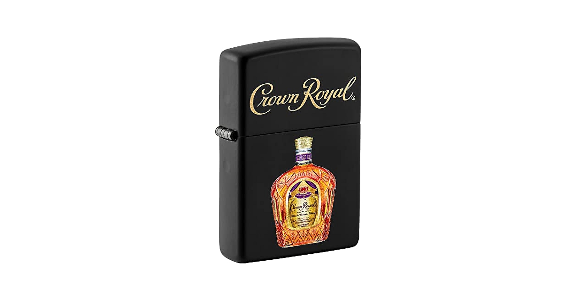 Amazon.com: Zippo Crown Royal Logo and Bottle Black Matte