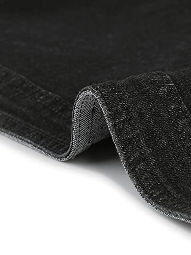Image of Allegra K Women's Denim Jacket Cap Sleeve Cropped Open Front Shrugs Casual Summer Jean Jackets