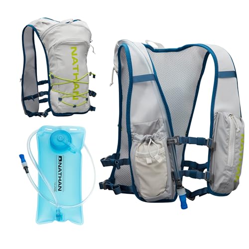 Nathan Quick Start 2.0 sac de course Vapor Grey pour vos trails en forêt