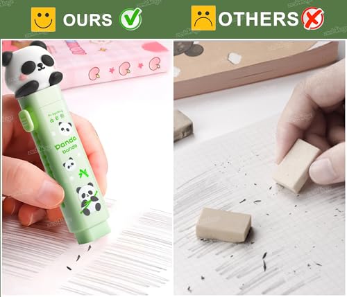 Image of Zest 4 Toyz Eraser for Kids School | Panda Push Pull Pencil Eraser Rubber for Kids Stationary Set | Stationary Set for School Birthday Gifts for Girls & Boys (Pack of 1)